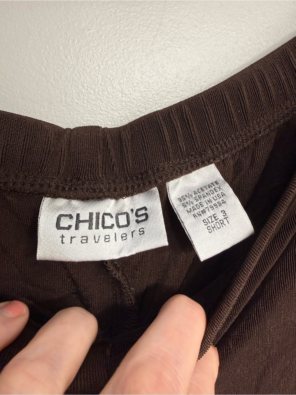 Chico’s Traveler Pants Size 3 - Picture 3 of 4